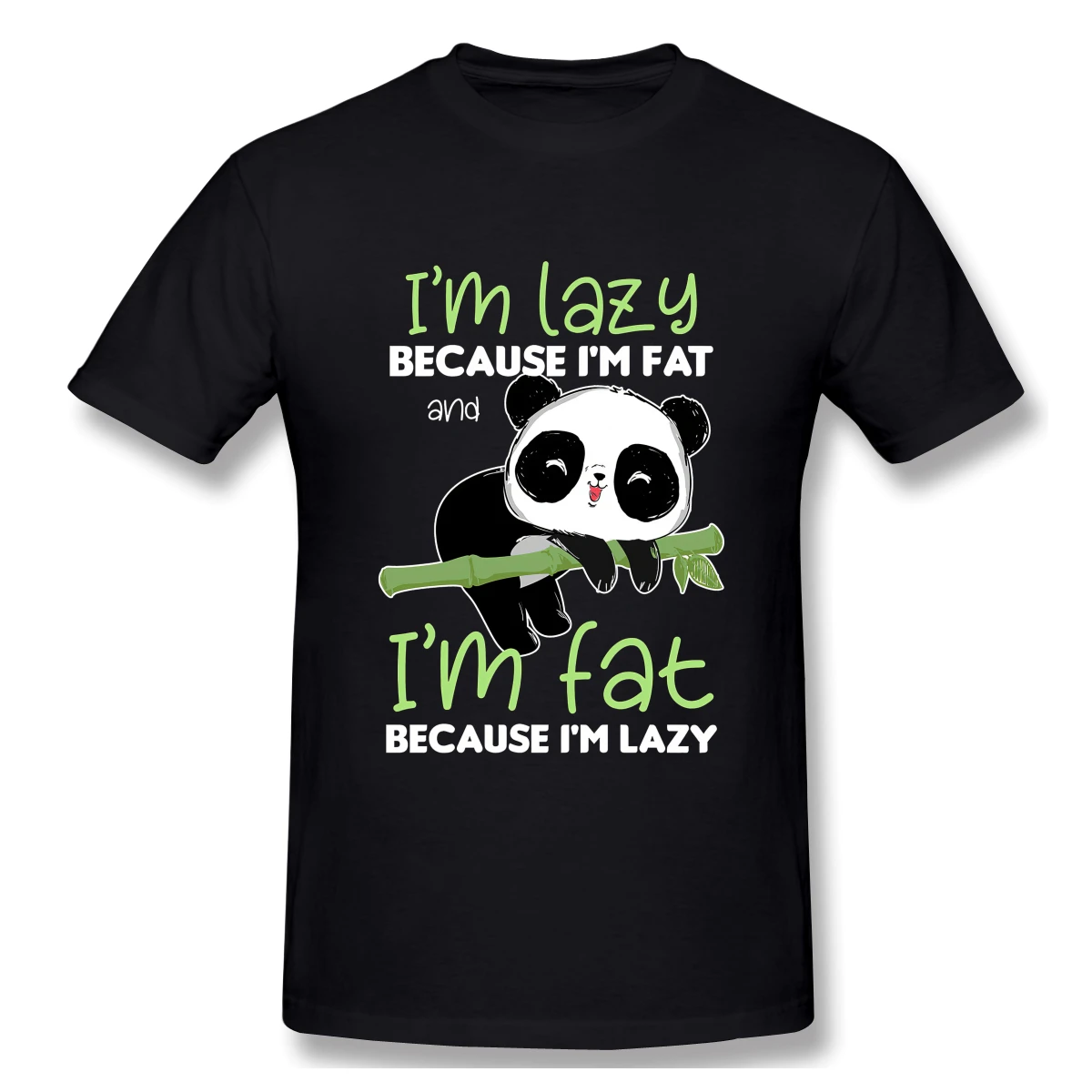 Я ленив потому что я полная шутка о лишнем весе большой подарок Мужская футболка