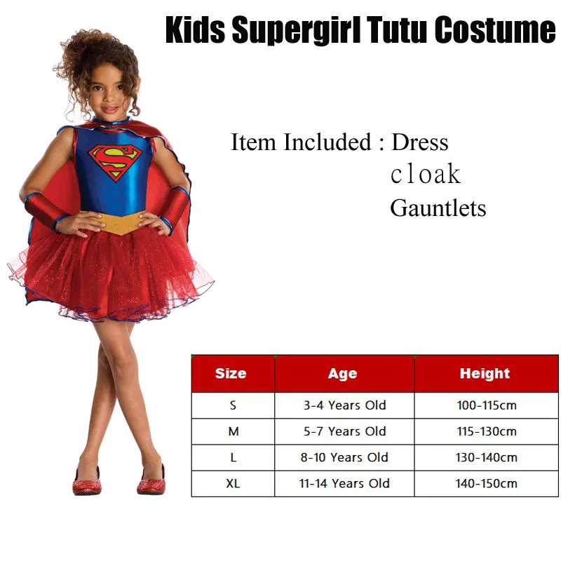 Платье-пачка для девочек на Хэллоуин с маской Детский костюм в стиле супергероев