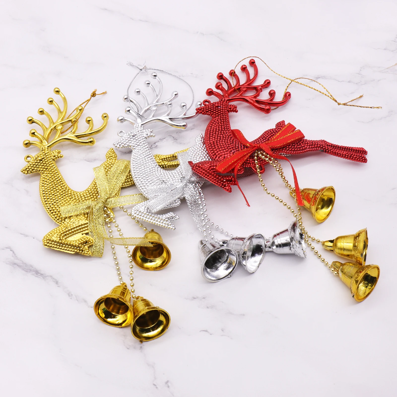 1 шт. модный Рождественский колокольчик оленя кулон Рождественская елка