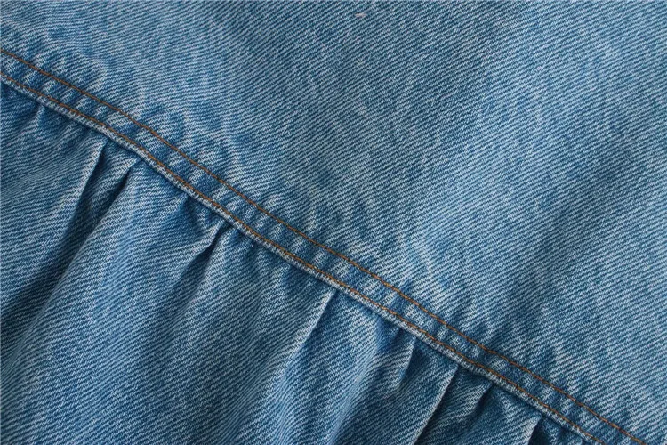 

2020 Womens Coats and Jackets Street Boyfriend Loose Slim Short Denim Jacket Female Single Breasted Stitching Pocket Jean Coat