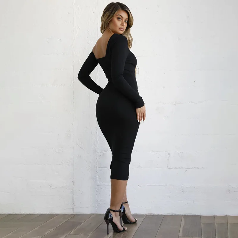 Женское вечернее платье футляр с открытыми плечами длинное облегающее красного