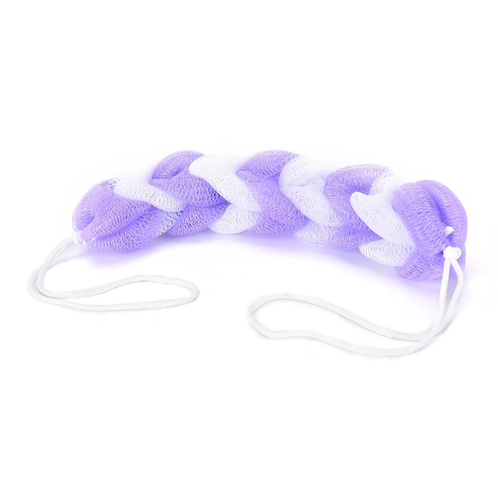 Очищающая сетка для тела губка мытья душа щетка ванны люфа цветок ванна мяч