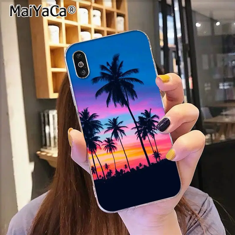 MaiYaCa морские волны пляж спрей Океанский остров сотовый телефон чехол для iphone 13 SE