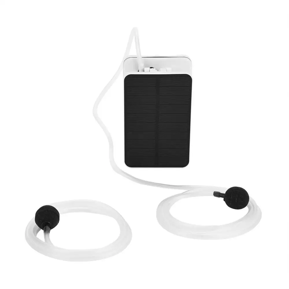 Водонепроницаемый Оксигенатор аэратор воздушный насос на солнечных батареях