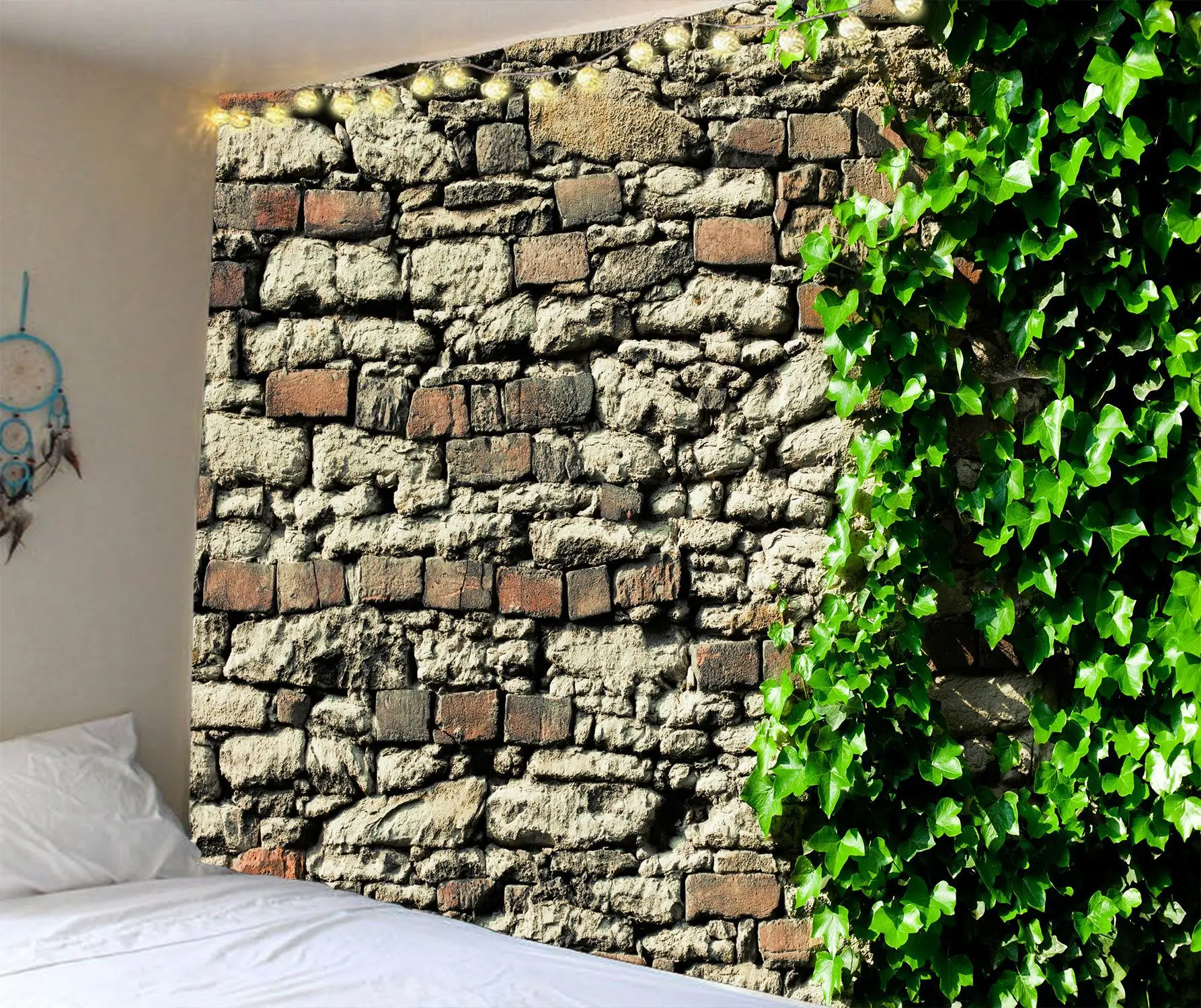 3D ковер из каменных булыжников настенный каменный узор одеяло домашний фон