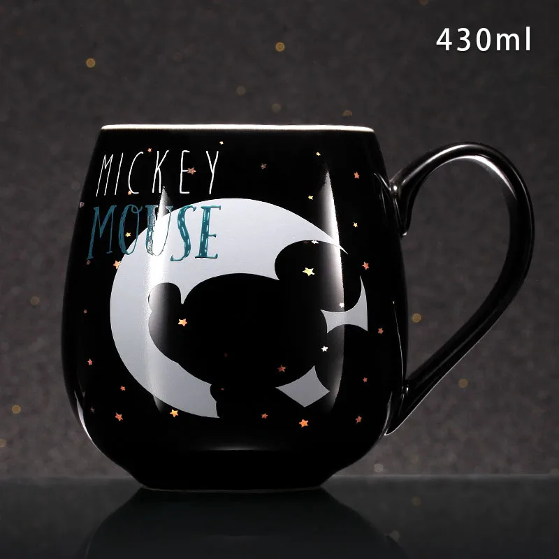 BStyleMickey Дисней креативная кружка Микки Минни мультяшная керамическая чашка для мальчиков и девочек кофейная кружка для молока, для офиса модные парные чашки Рождественский подарок - Цвет: BStyleMickey