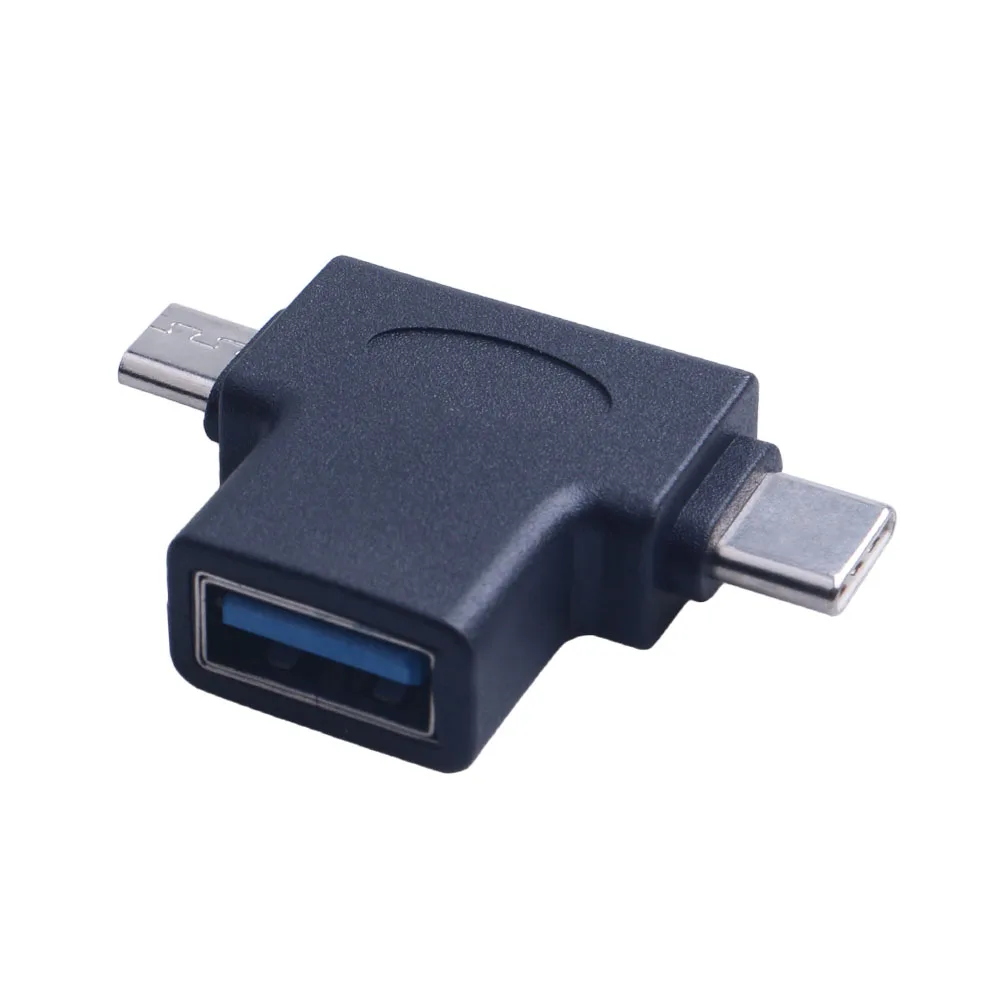 2 в 1 USB адаптер OTG 3 0 type C Micro мужчина к Сменный соединитель Адаптер для передачи данных|Кабели данных| |