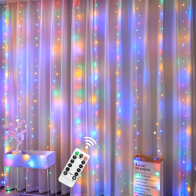 

Гирлянда-занавес, с USB-разъемом