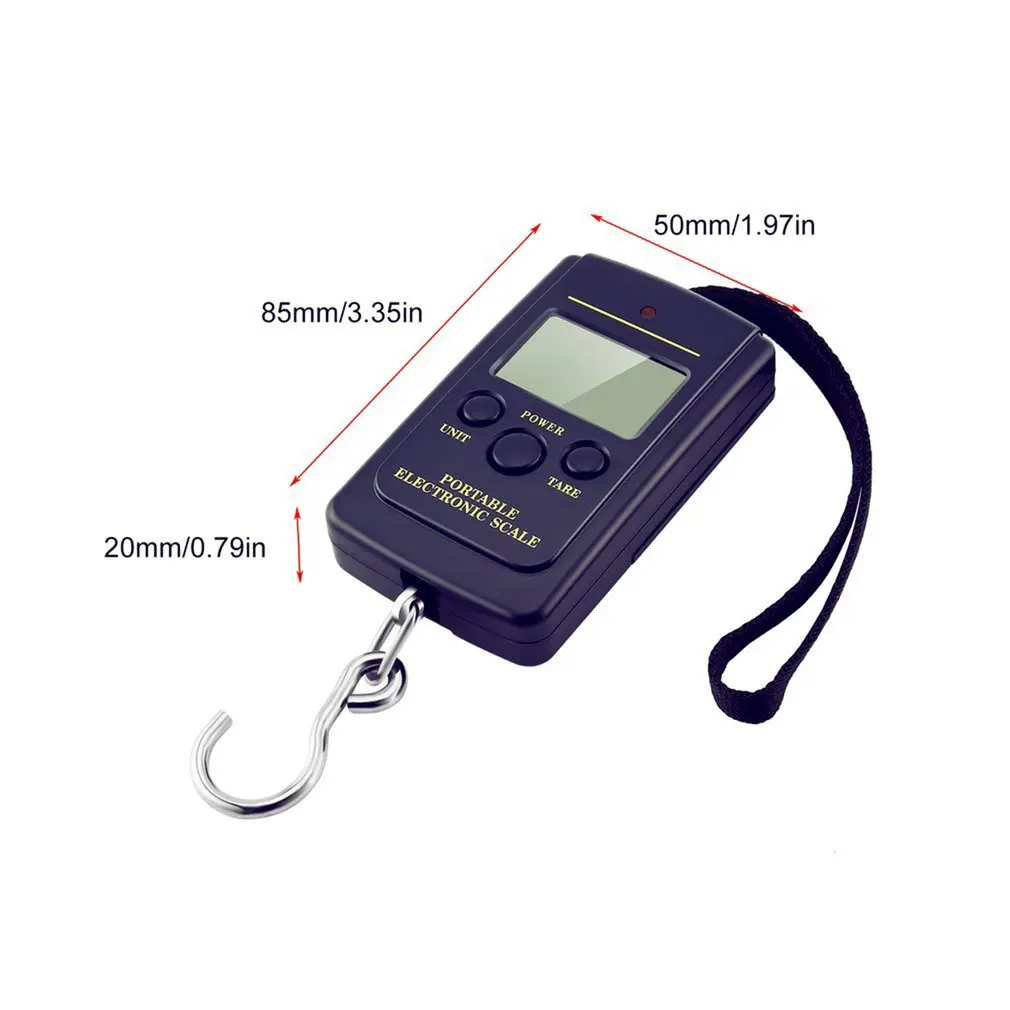 

Portable Electronic Hook Scale Large Range And High Precision Unit Conversion Personalized Design Of Buttons Hook Scale