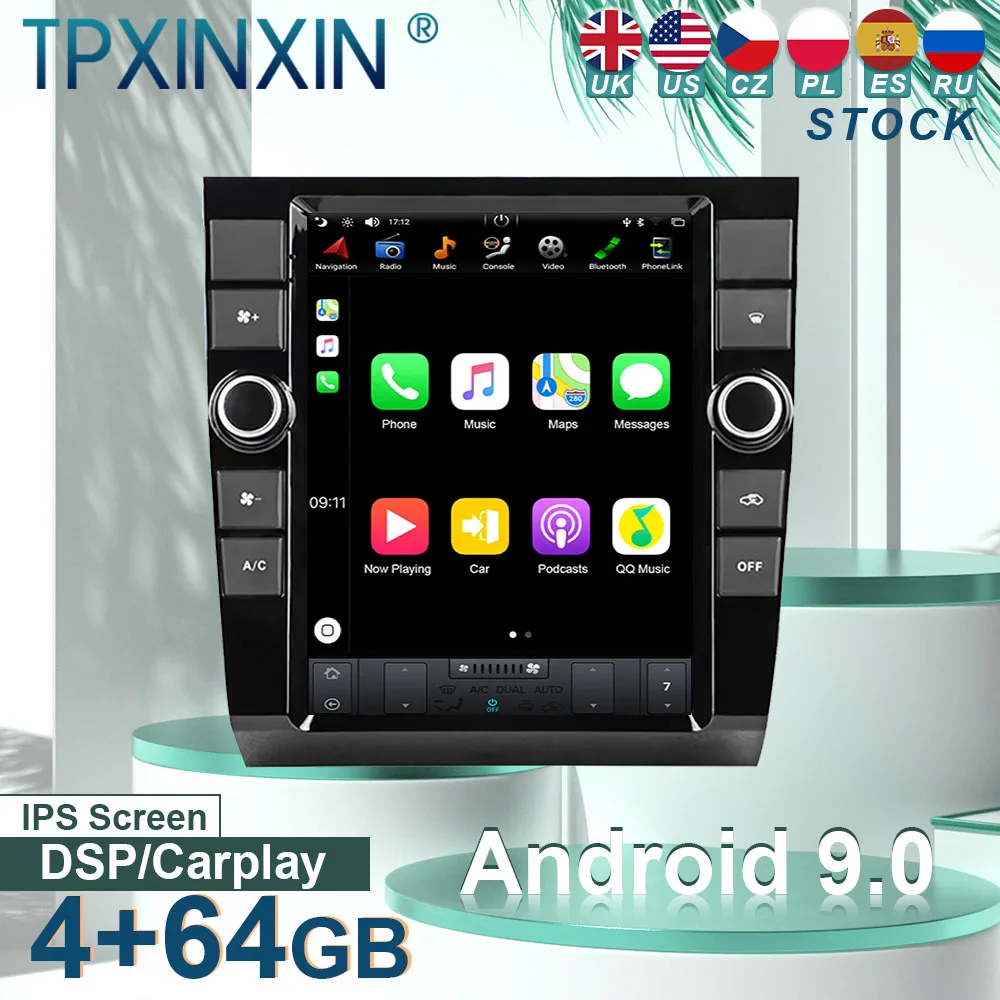 

For Audi A4 Android 9 Carplay Radio Player Car GPS Navigation Multimedia Player Autoradio Head Unit Car Stereo BT WIFI