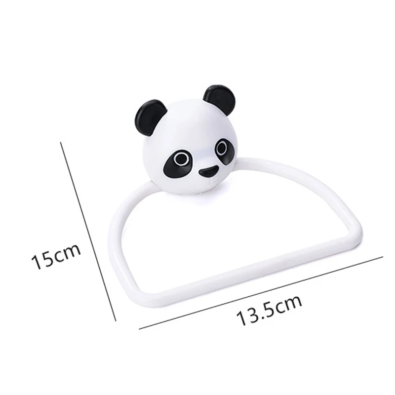 Мультяшные Животные форма ручное полотенце подвесное кольцо пластиковое