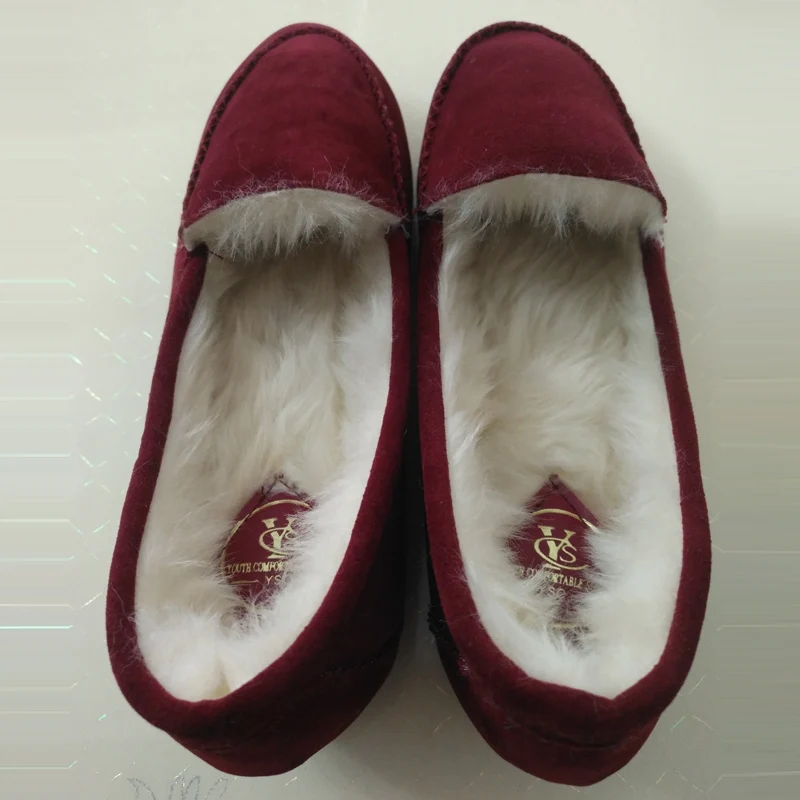 E TOY/женская зимняя теплая обувь на плоской подошве повседневные однотонные