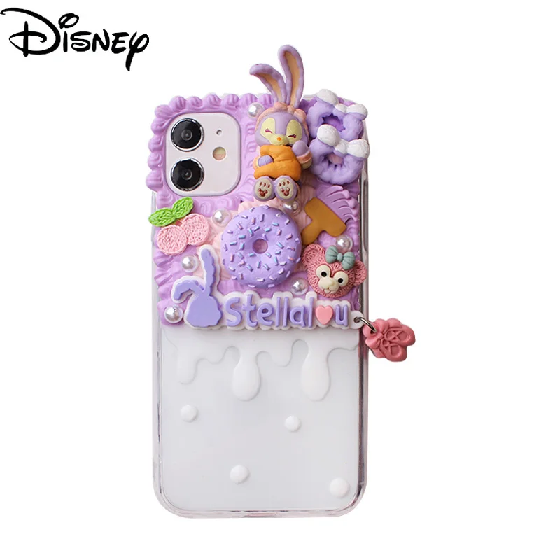 

Disney Shirley May Duffy Bear handmade diy girl Cartoon cute phone case for iphone 12mini/11pro/12promax/se/xr/7plus/8p/xs/xsmax