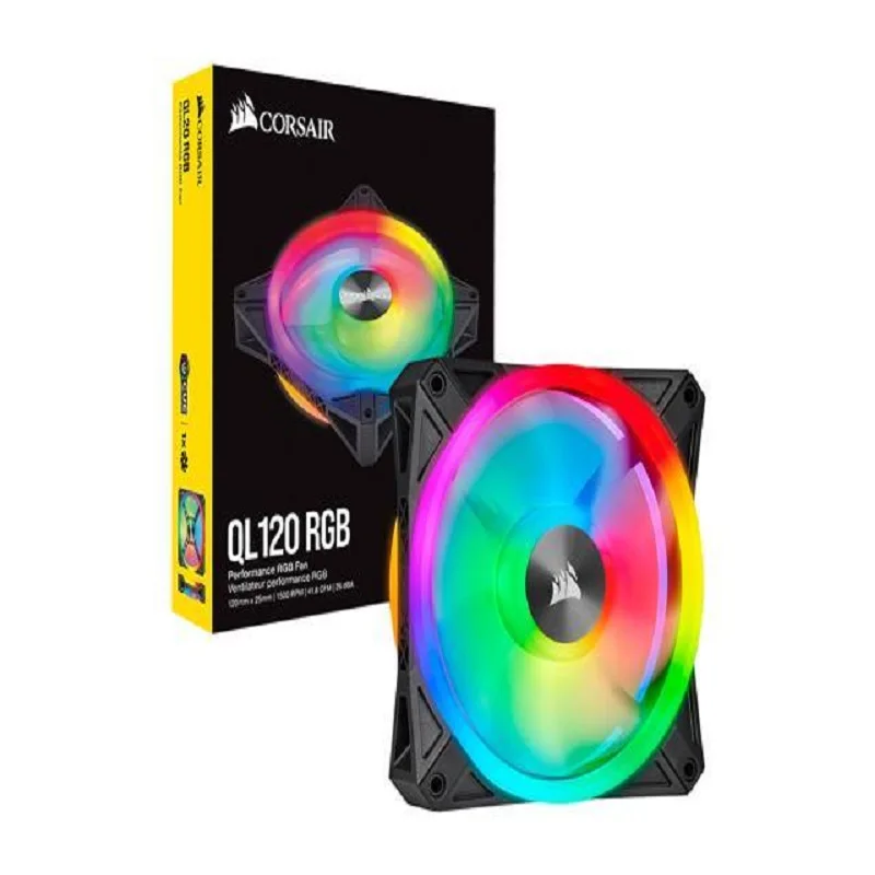 CORSAIR QL Series iCUE QL120 RGB 120 мм светодиодный вентилятор один пакет CO-9050097-WW | Компьютеры и