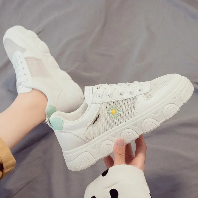 

Net surface breathable white shoe spring/summer 2021 women of the new sports leisure torre shoes sneakers students ins