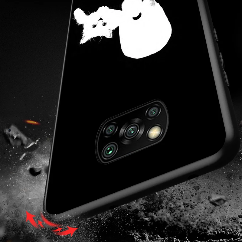 

Famous Artist Karls for Xiaomi Poco X3 NFC X2 M3 M2 F2 Pro C3 F1 A2 Lite A1 Mix3 Play Silicone Soft Black Phone Case