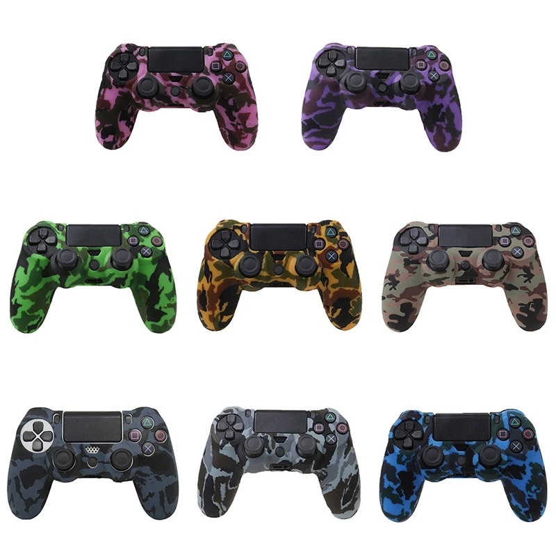

For PS4 Slim Pro Controller Case Video Game Controller Accessory Soft Silicone Flexible Rubber Shell Cover For Sony Playstation