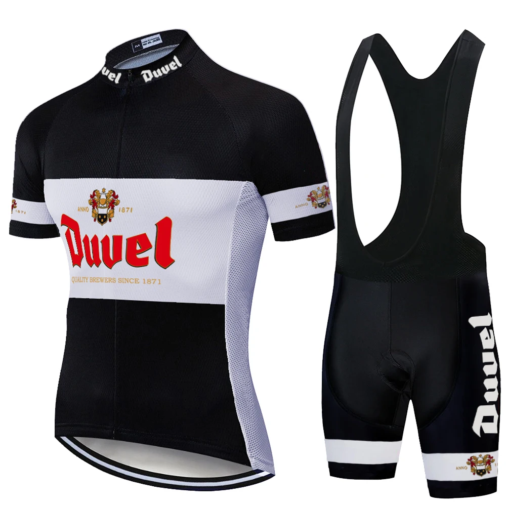 DUVEL 2019 профессиональная команда мужчин Велоспорт Джерси комплект roupa ciclismo гель