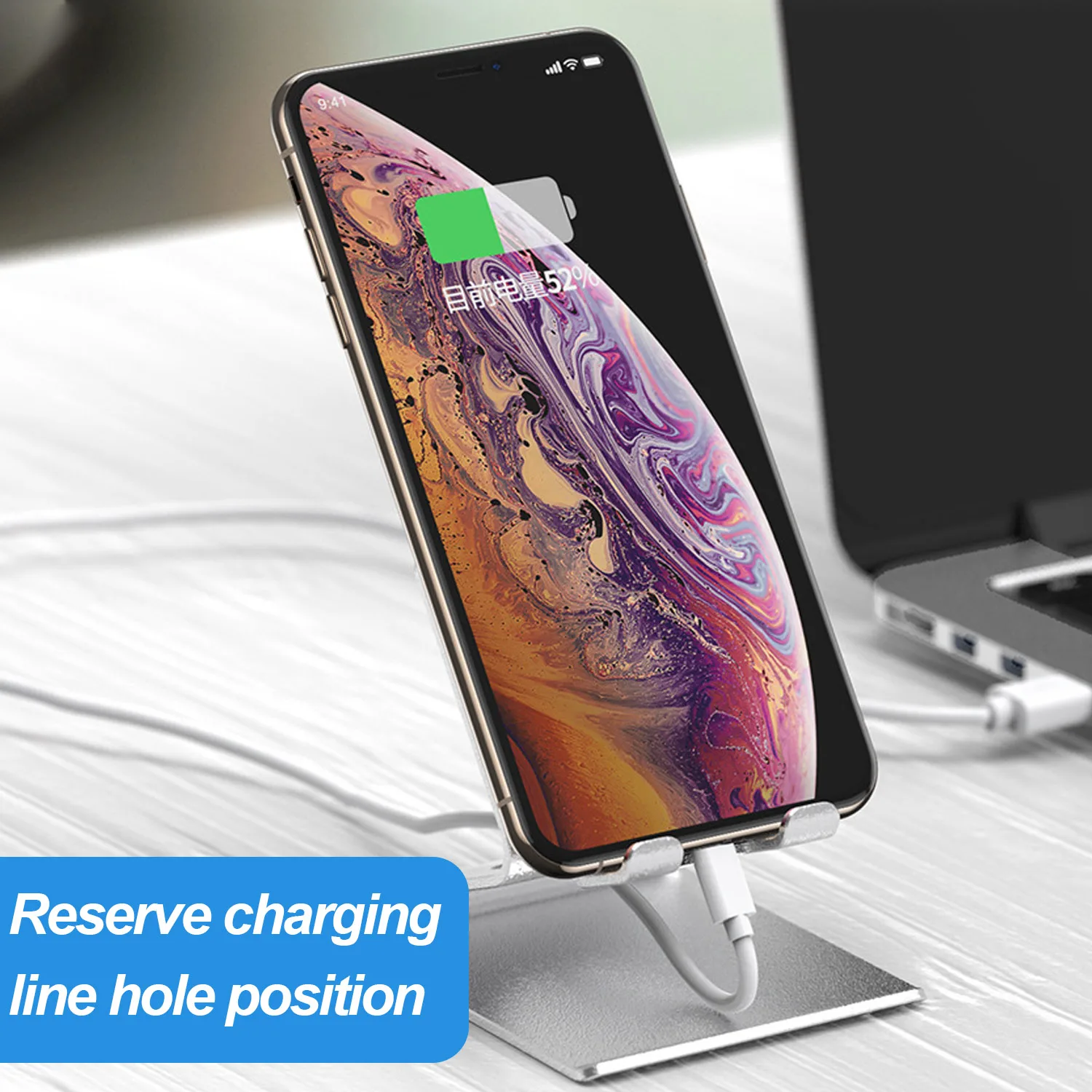 Besegad Универсальный алюминиевый сплав планшет телефон Настольный Держатель