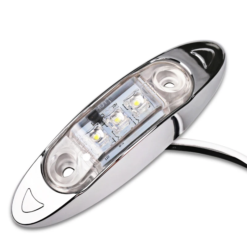 

Set Side Marker Lights Replacement Trailer Waterproof Accessories White