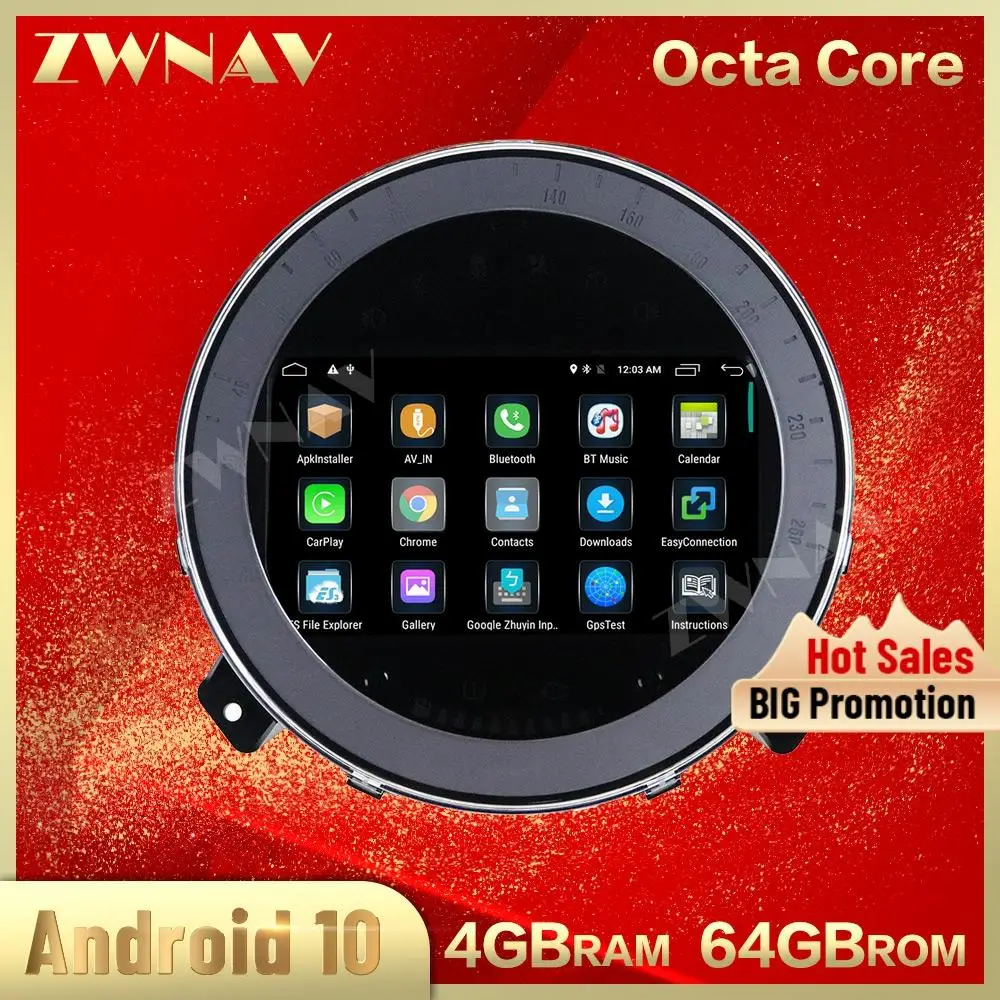 

Автомагнитола для MINI 2015, 10,0, 2016, 2017, 2018, 2019, 4G + 64G, Android, gps-навигация, автомобильный мультимедийный плеер, головное устройство