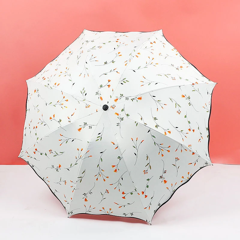 Модный женский зонт с защитой от УФ лучей складной для путешествий Ветрозащитный