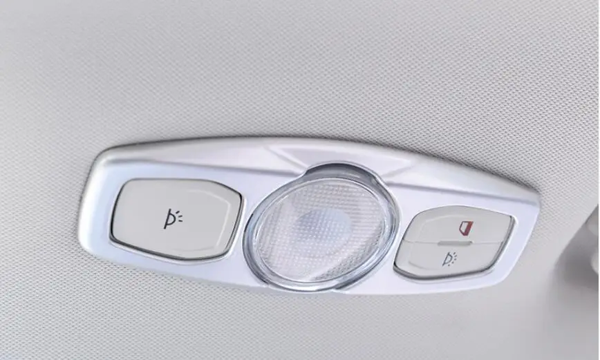 Стайлинг автомобиля аксессуары для интерьера ABS хромированная лампа светильник