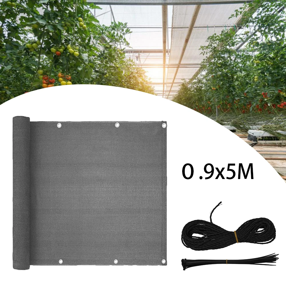 

1PC Wind Sunshade Net Shelter Privacy Screen Breeze Sewing Buckle Outdoor Awning Balcony Garden Fence Cover with Ties