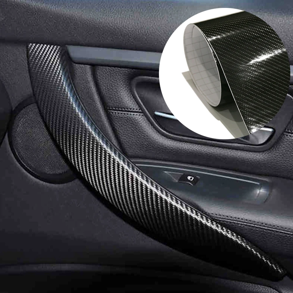 

Long Lasting Fashion Universal Exterior Non Toxic Carbon Fibre Removable Protective Anti Scratch Auto Car Sticker