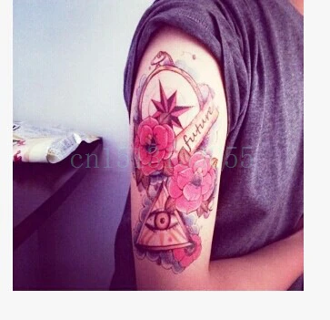 Водостойкая Временная тату-наклейка большая Новая Старая школа тату-наклейки