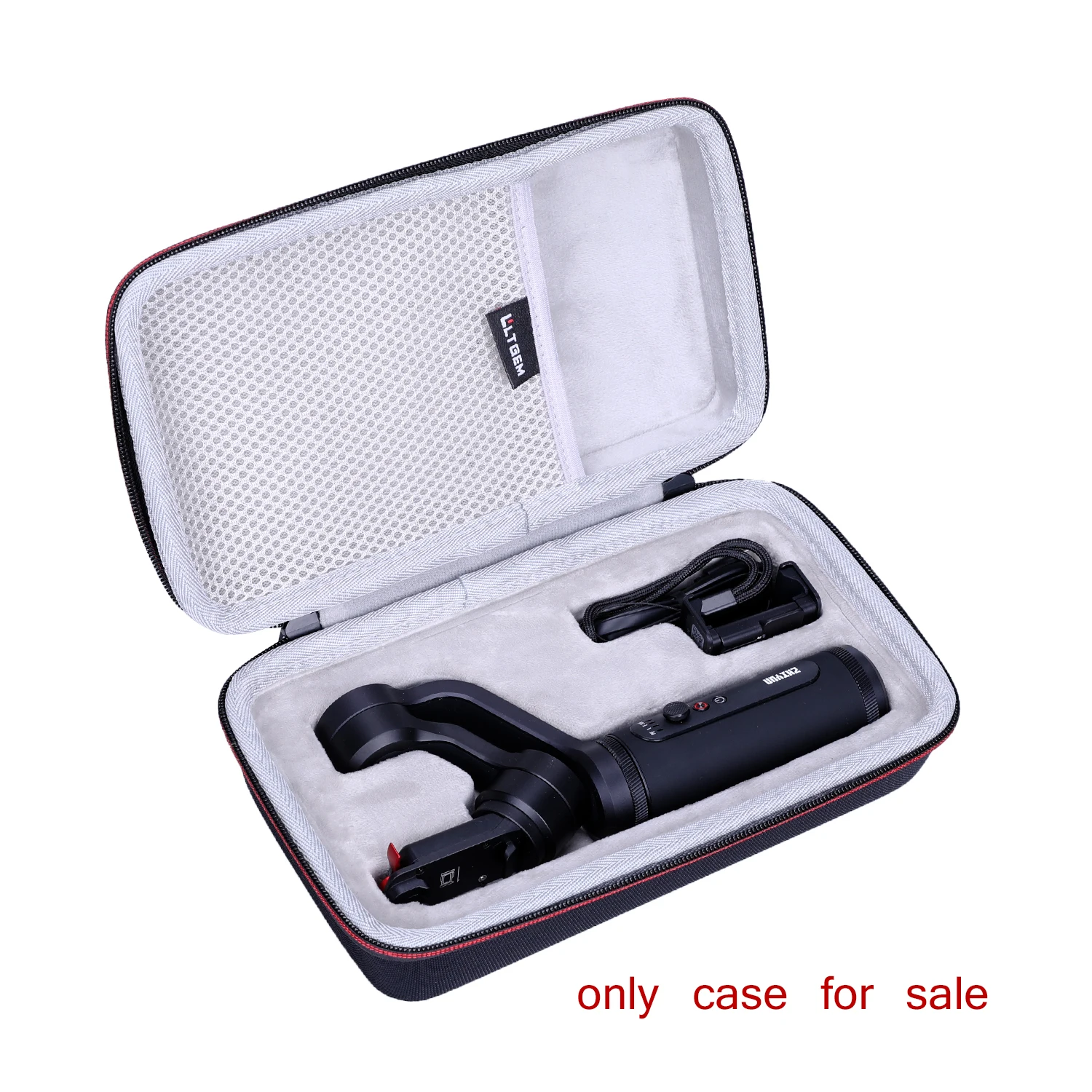 LTGEM EVA Hard Case for  Zhiyun Smooth Q2 Handheld Mobile Gimbal Stabilizer w/360 Rotation 17hr for iphone 11 Pro XS Max XR 8