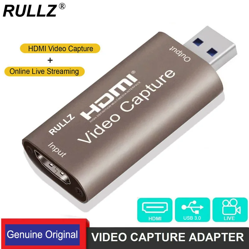 

Карта видеозахвата HDMI, USB 3,0, 2,0, 4K, 1080P