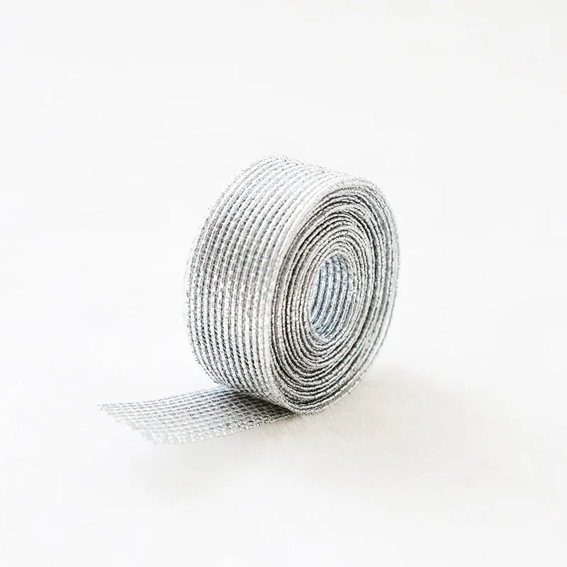 2 ярда 15/38 мм материал одежды Снежная пряжа Блестящая Атласная блестящая ткань