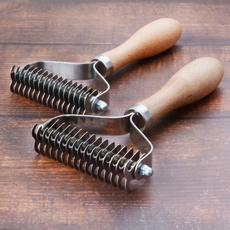 Расческа из нержавеющей стали для домашних животных двухсторонняя щетка