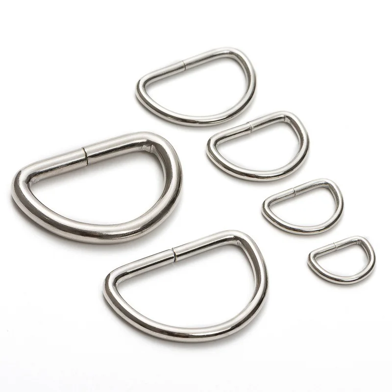 20 шт. 100 металлические не сварные D-образные кольца регулируемые пряжки для