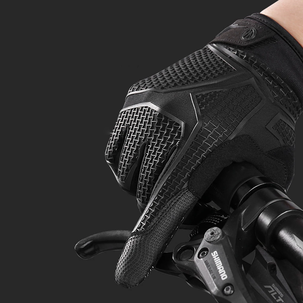 Ветрозащитные мужские перчатки для велоспорта Длинные Гелевые пальцев