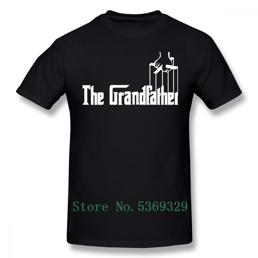 Футболка крестный отец футболка с дедушкой большого размера 100 процентов принтом