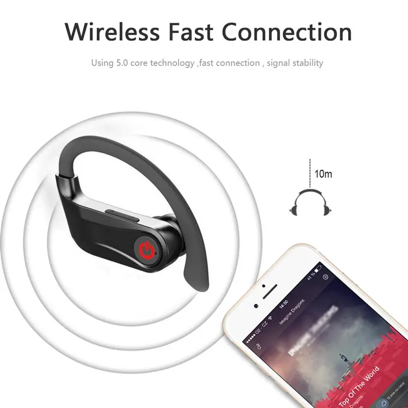 HBQ Q62 Bluetooth 5 0 наушники TWS ультра длинная Беспроводная bluetooth гарнитура