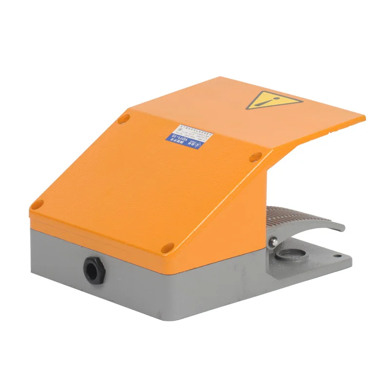 Ножной переключатель YDT1 15 алюминиевый корпус серый двойная педаль машина