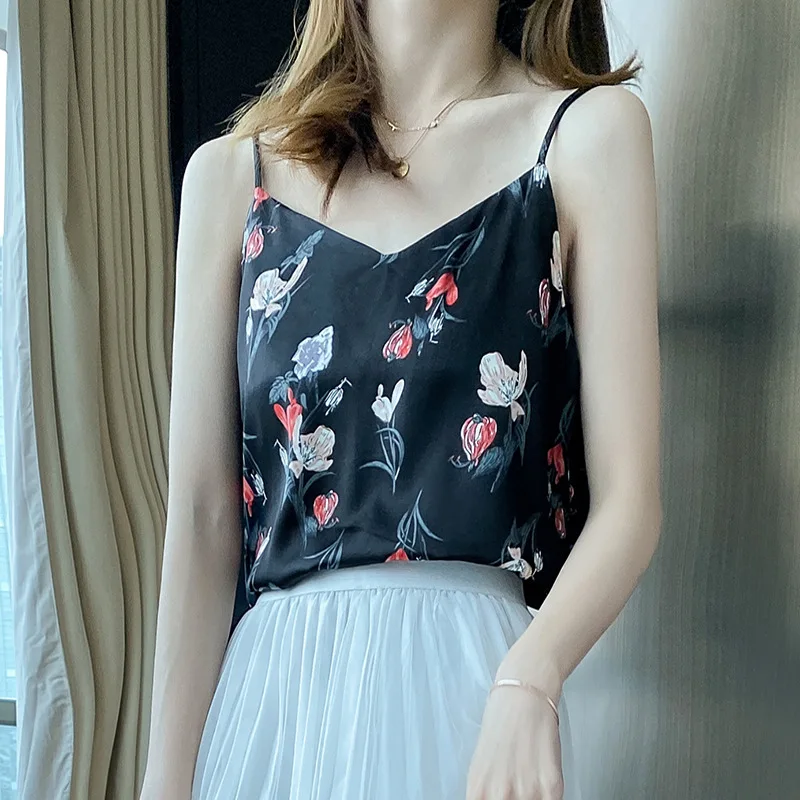 

Жилет на подтяжках с весной и осенью, куртка без рукавов с подкладкой и V-образным вырезом, Модный женский жилет с принтом