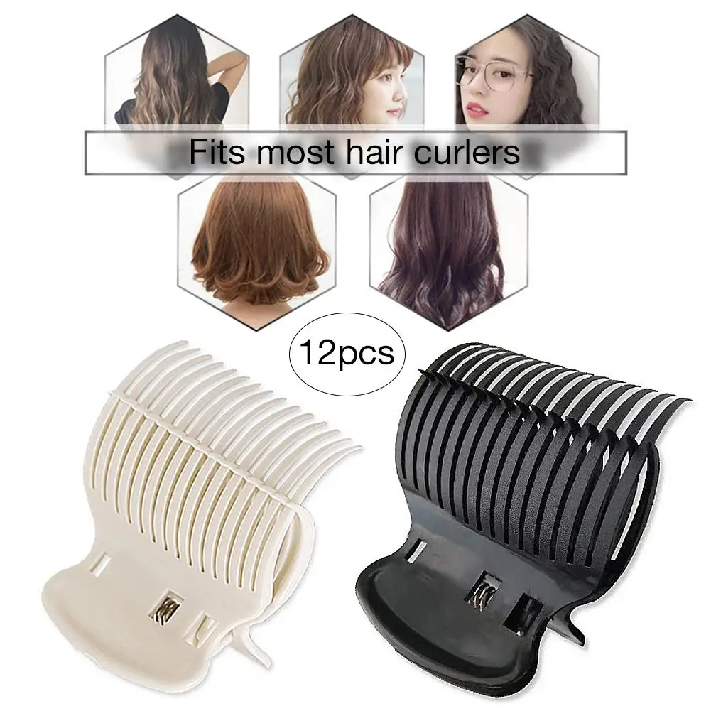 12 шт. Горячие ролики с зажимами для завивки волос коготь зажим замена секция