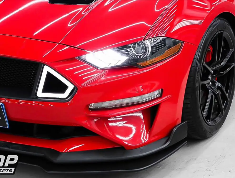 Автомобильный ABS черный специальный заменяющий передний бампер спойлер