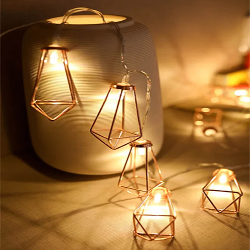 Светодиодная гирлянда с железными бриллиантами 4/6/10 м|Светодиодная лента| |