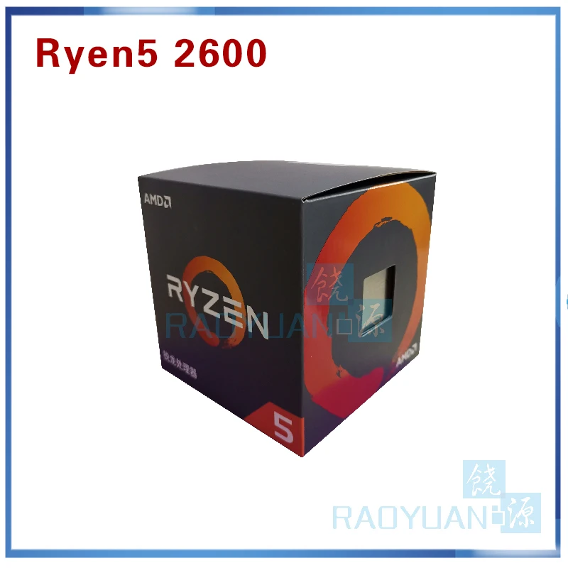 Процессор AMD Ryzen 5 2600 R5 2600 3,4 ГГц шестиядерный процессор 12 ядер 65 Вт Процессор YD2600BBM6IAF разъем AM4 с кулером вентилятор