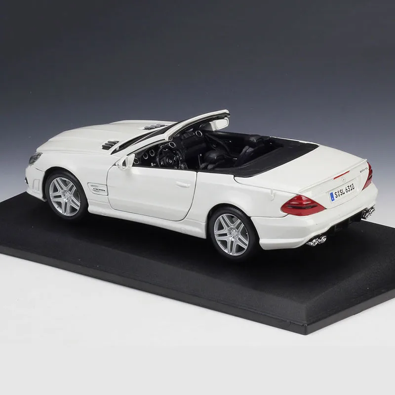 Maisto SL63 AMG, спортивный автомобиль, литая под давлением модель автомобиля, 1:18, металлический сплав, высокая симуляция автомобилей с базой, игрушки для мальчиков, транспортные средства, подарки для мальчиков