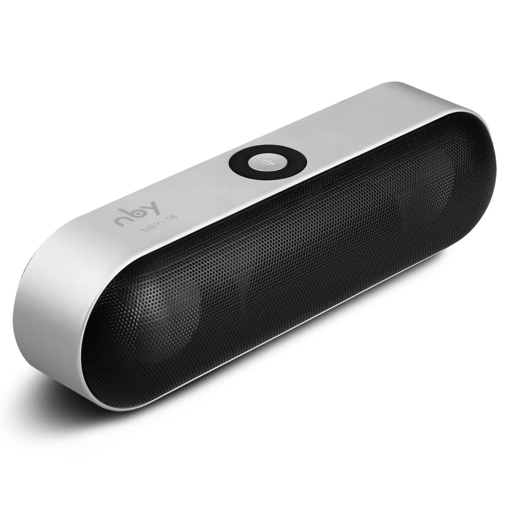 Мини динамик NBY 18 Blutooth 3D объемный стерео сабвуфер HIFI беспроводной портативный
