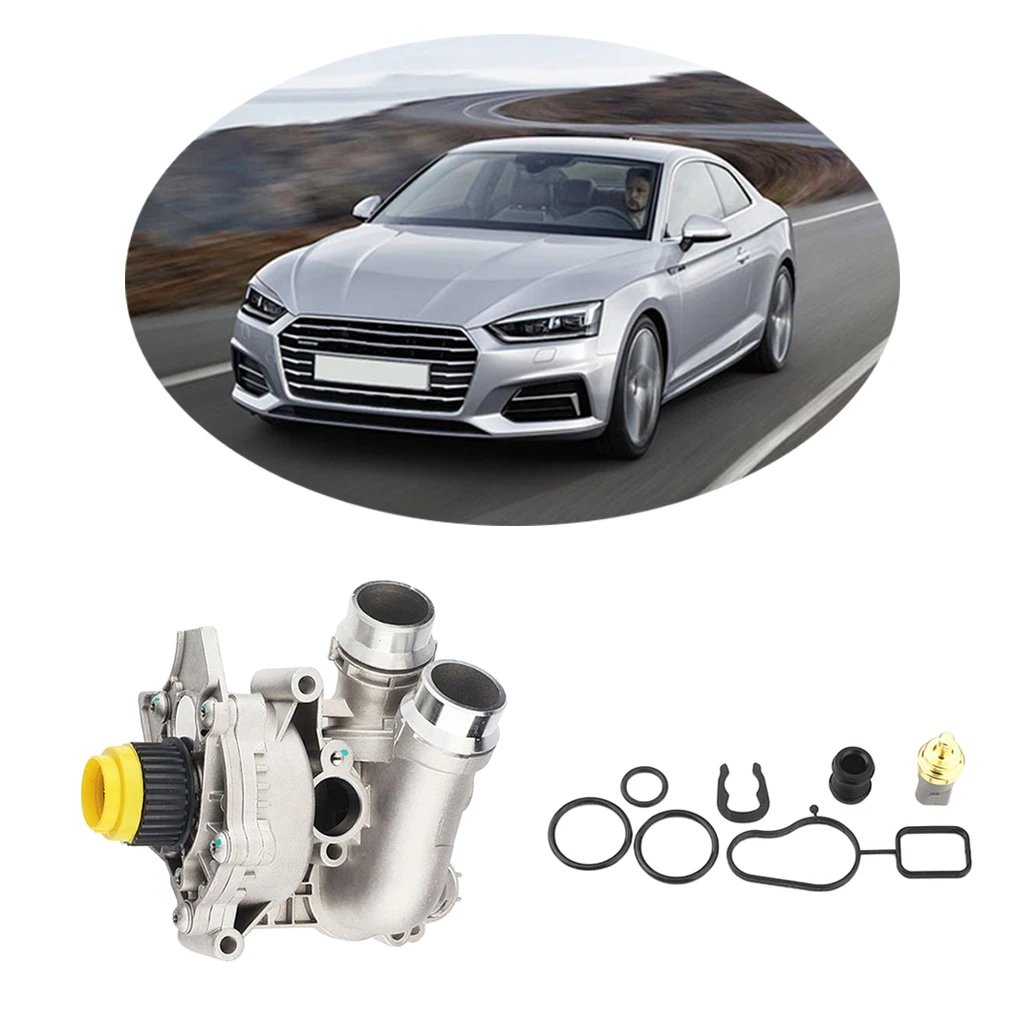 Водяной помпы из алюминия с датчиком температуры Подходит для Audi A3 A5 2.0L 06H121026AM