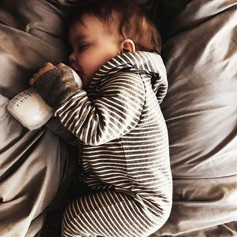 Детский комбинезон для новорожденных мальчиков и девочек с капюшоном одежда |