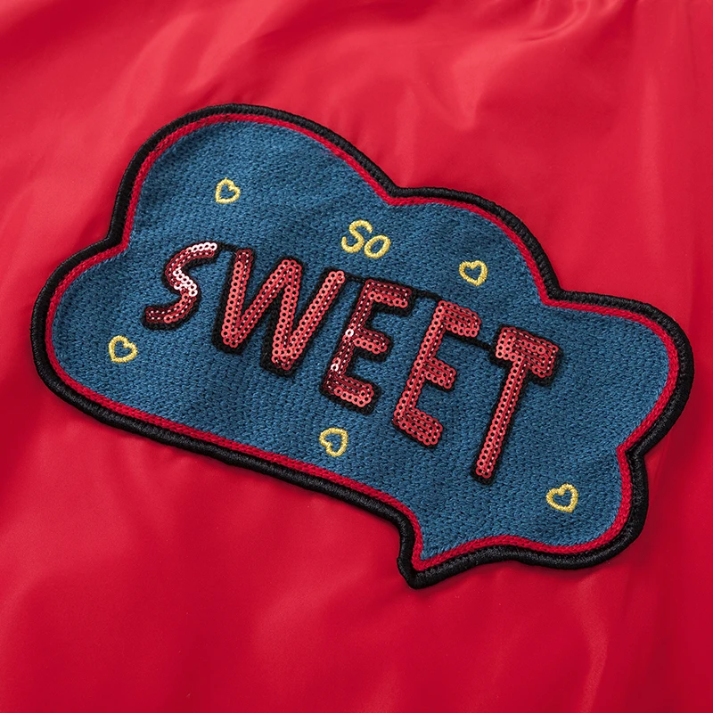 Children clothing girls coat 2019 autumn and winter big children plus velvet baseball jacket fashion tide | Детская одежда и обувь