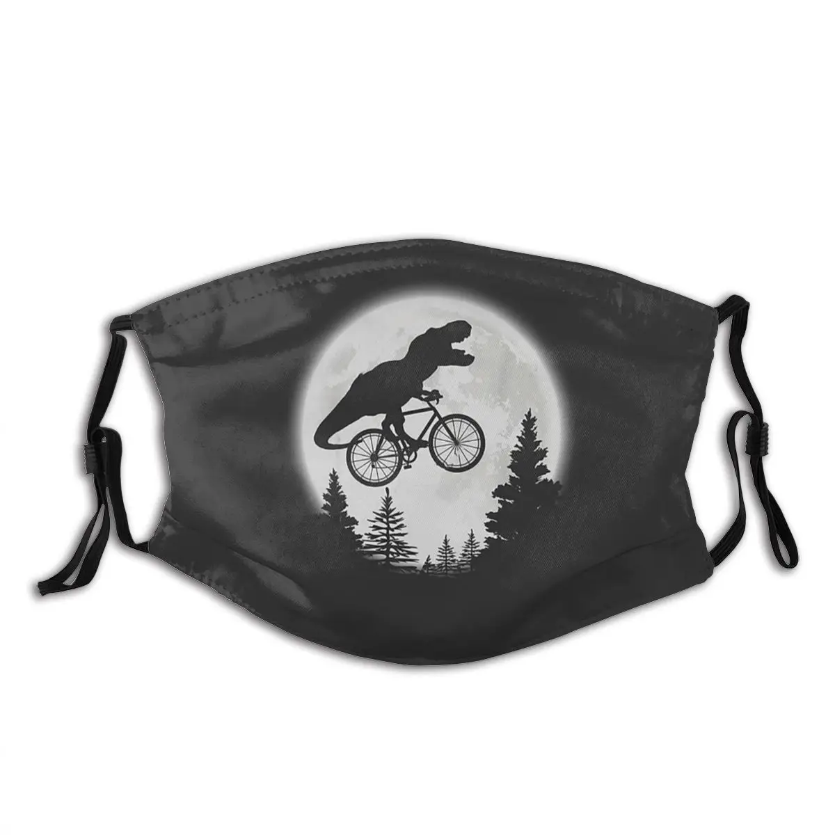 

Маска для лица многоразовая с фильтрами, защита от смога, динозавр, забавная, из полиэстера, для велоспорта, езды на велосипеде, езды на велос...